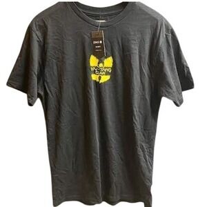 Wu Tang Clan T Shirt Mens Adult Graphic Tee Hip Hop Music Black